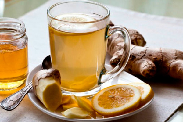чай с имбирем и лимоном