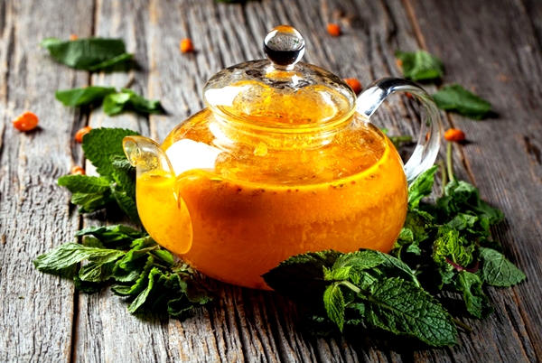 Облепиховый с имбирем чай — доступный и полезный микс