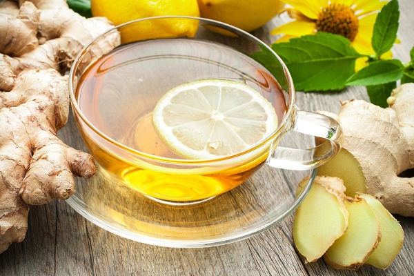 имбирный чай с лимоном 