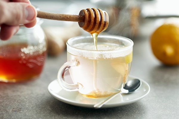 имбирный чай с медом 