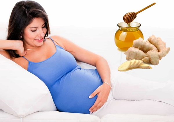беременная с имбирем и медом 