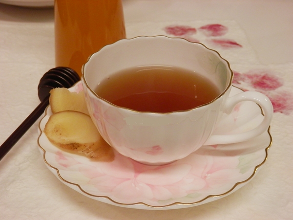 чай с имбирем и медом 