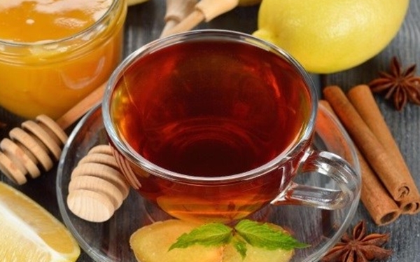 имбирный чай с медом и лимоном 
